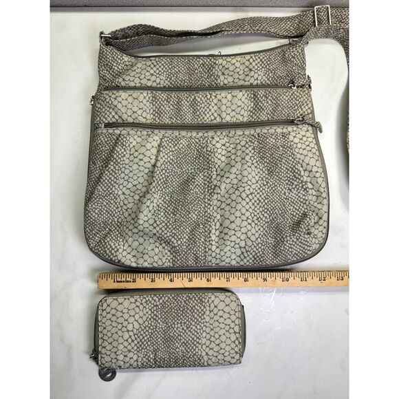 Travelon Snake Print Crossbody Purse & Wallet, Anti-Theft & Expandable Bag - Picture 15 of 16